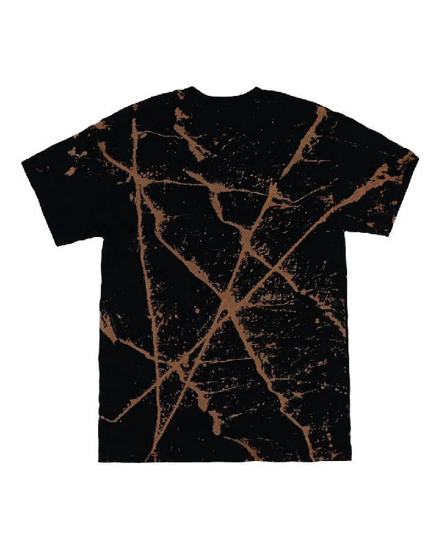 Striped Men's TopsBleach Wash T-Shirt