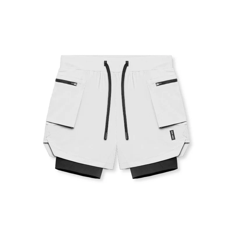 Men's Unique and Designer Bottom Wear for a Statement Look0651. Tetra-Lite® 5" Liner Cargo Short - White