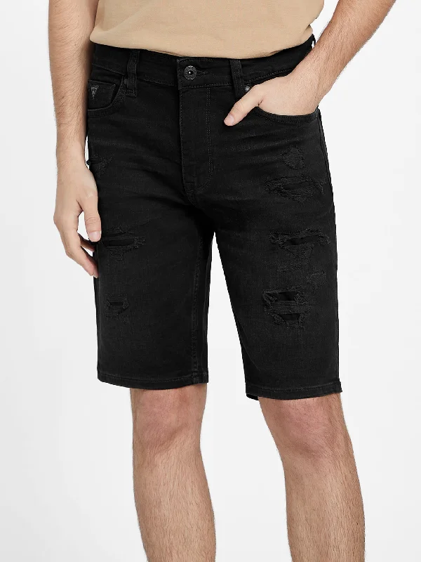 Men's Pants with Water-Resistant FabricEco Burton Denim Shorts