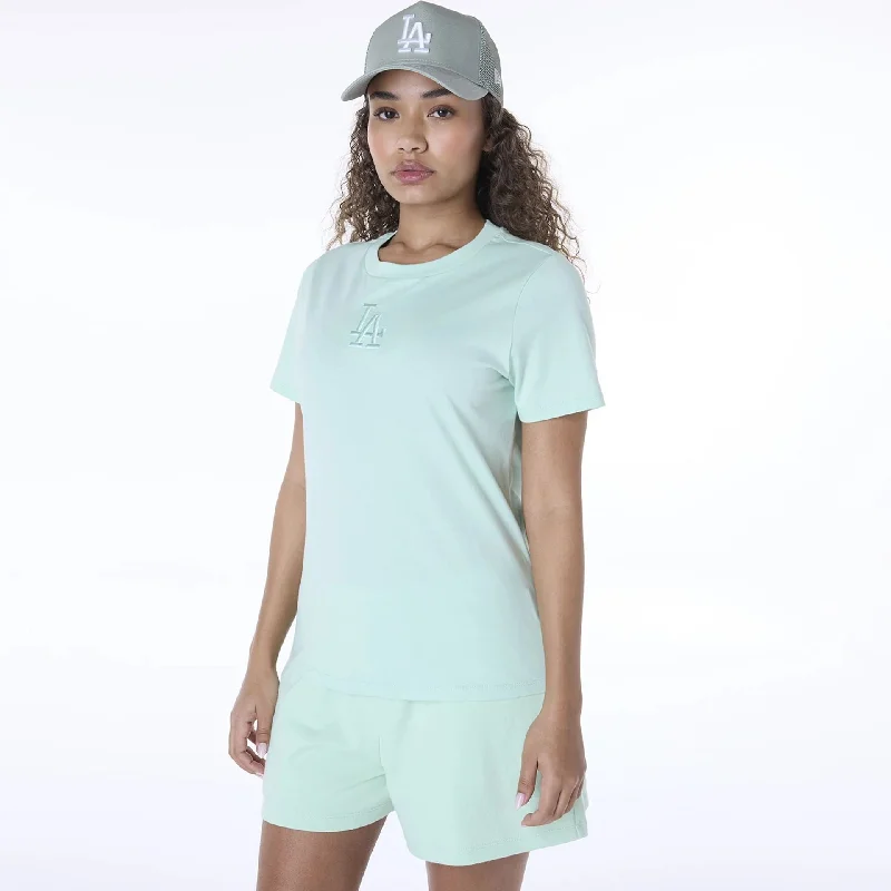 Men's Shirts with Graphic PrintsLA Dodgers Womens MLB League Essential Pastel Green T-Shirt