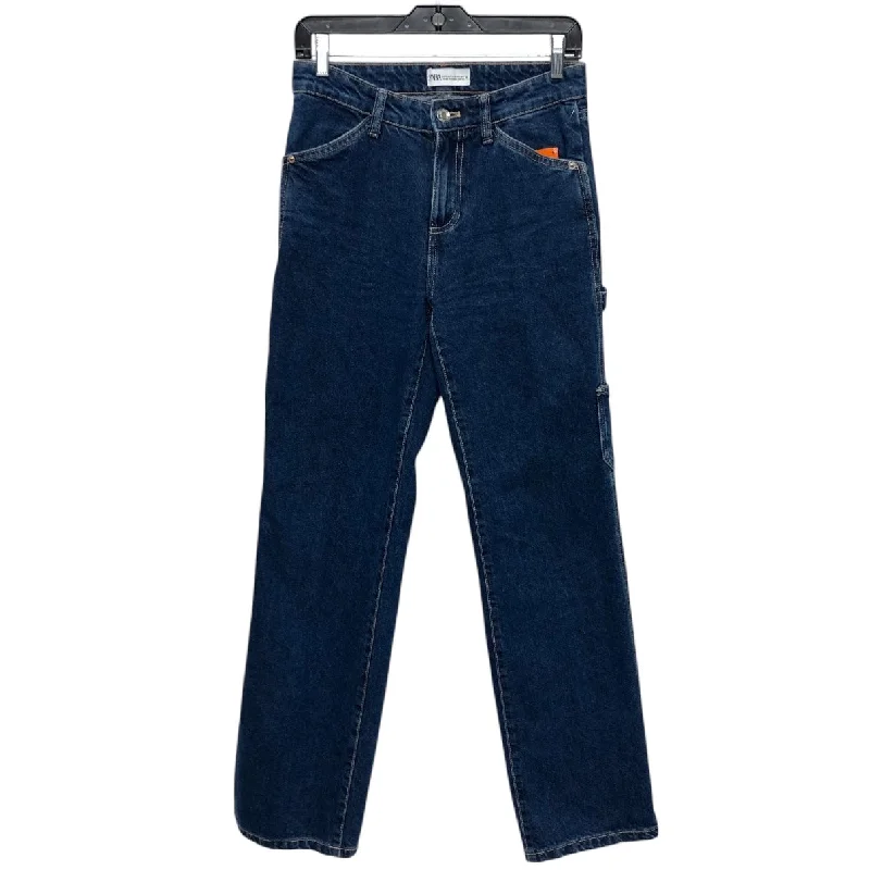 Youth Snapback HatsJeans Straight By Zara In Blue Denim, Size:2