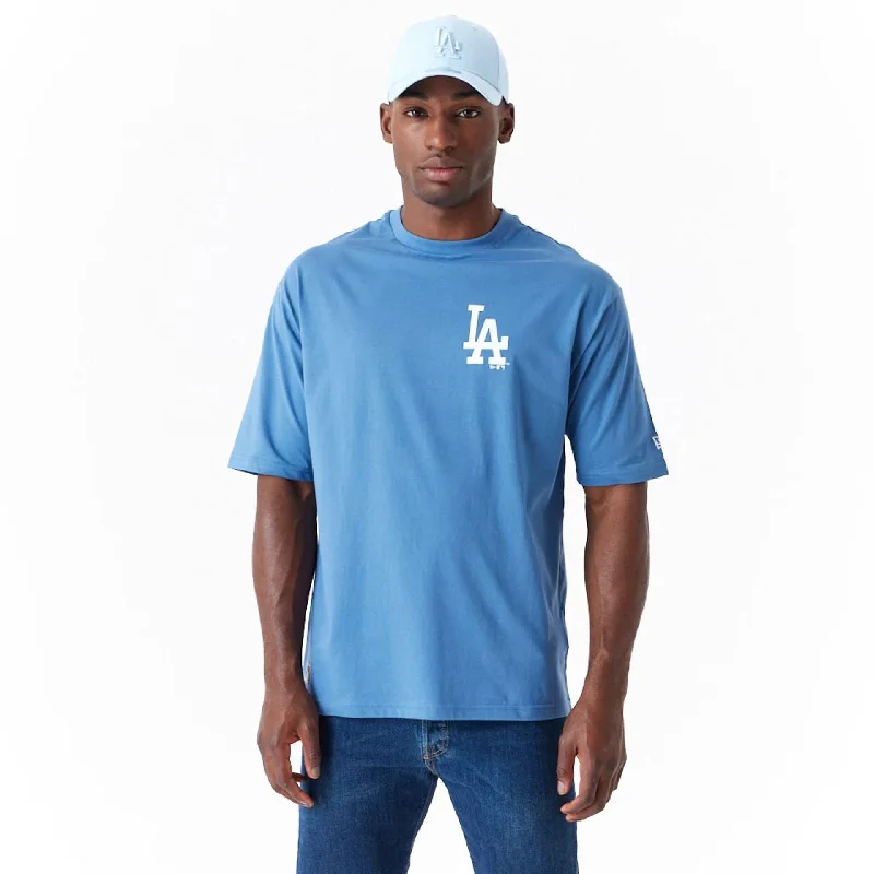 Men's Unique and Designer TopsLA Dodgers MLB World Series Blue Oversized T-Shirt
