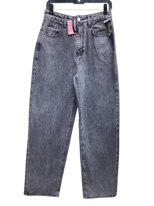 Lightweight Bucket HatsJeans Straight By Pretty Little Thing In Black Denim, Size: 6