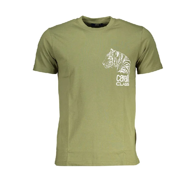 Men's Shirts with Animal PrintsCavalli Class  Cotton Men's T-Shirt