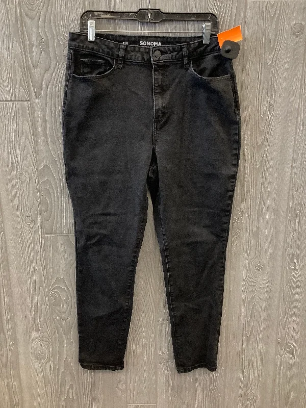Cool Snapback HatsJeans Skinny By Sonoma In Black Denim, Size: 14