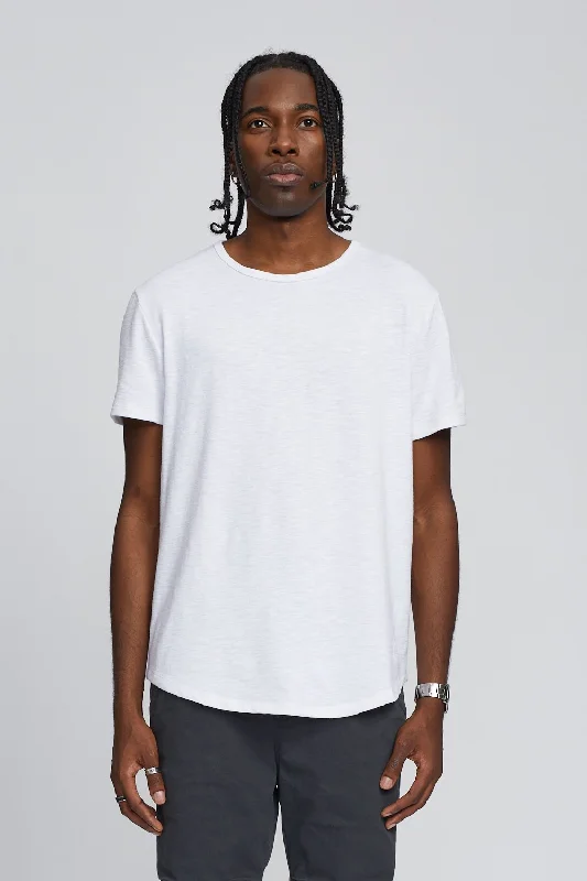 Men's Shirts with Full PlacketsSLUB HI LO TEE