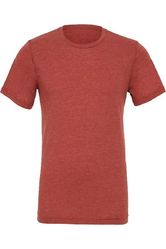 Elegant Men's Dress ShirtsCanvas Triblend Crew Neck T-Shirt / Mens Short Sleeve T-Shirt