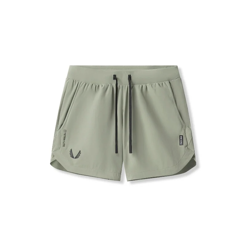 Warm Men's Fleece-Lined Pants0751. Tetra-Lite® 5" Linerless Short - Sage "Black Wings"
