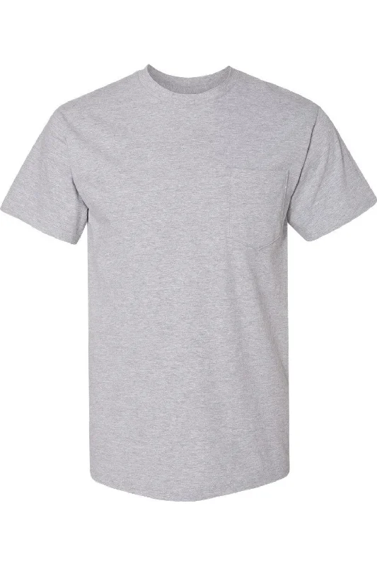 Men's Shirts with Patchwork SleevesGildan Hammer Pocket T-Shirt