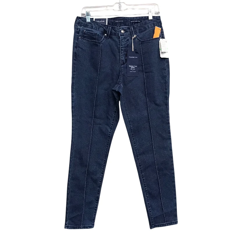 Embroidered Baseball CapsJeans Skinny By Charter Club In Blue Denim, Size:8