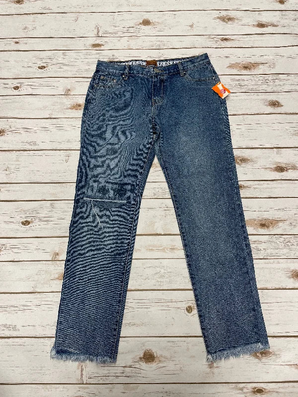 Big Size Fedora HatsJeans Boyfriend By Pol In Blue Denim, Size: M