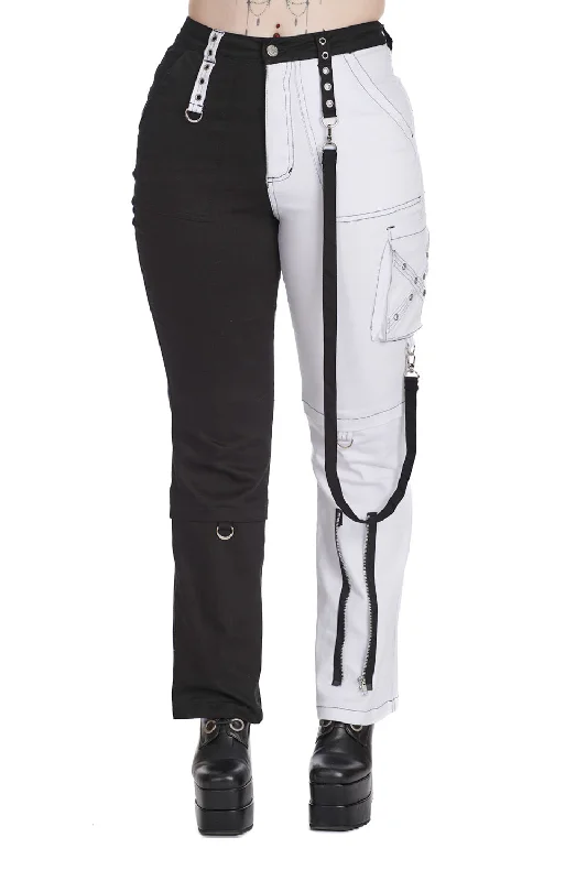 Men's Dress Pants for Special EventsAzrael Half & Half Trousers