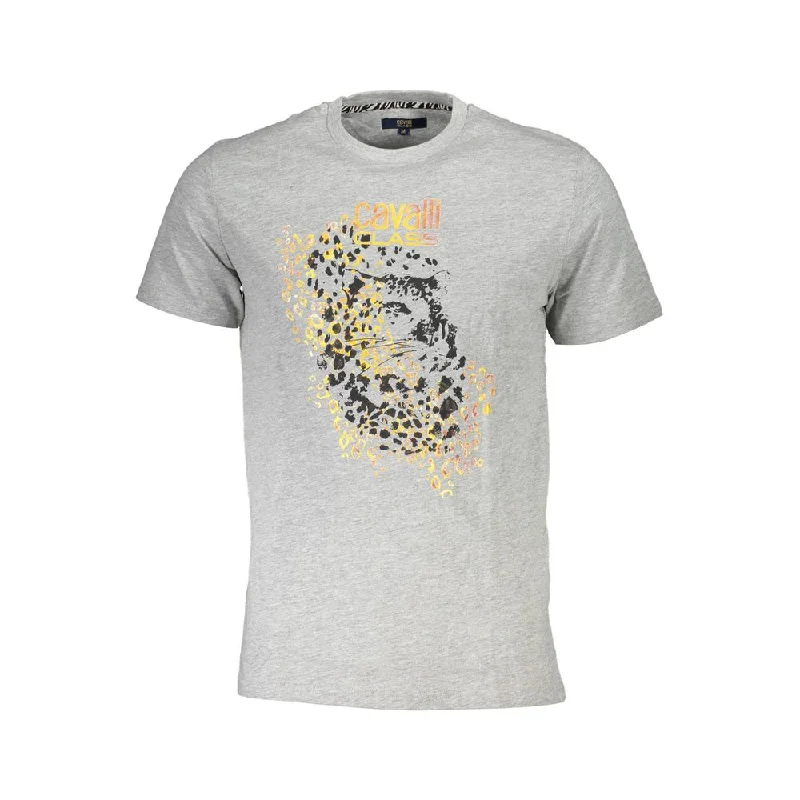 Men's Shirts with Animal PrintsCavalli Class  Cotton Men's T-Shirt