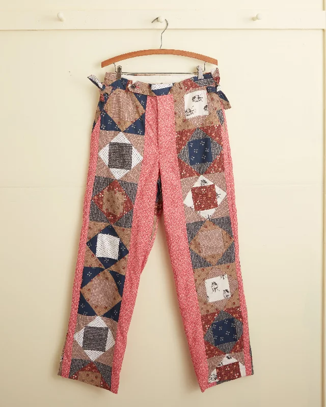 Men's Zippered Pants for SecurityCalico This and That Trousers