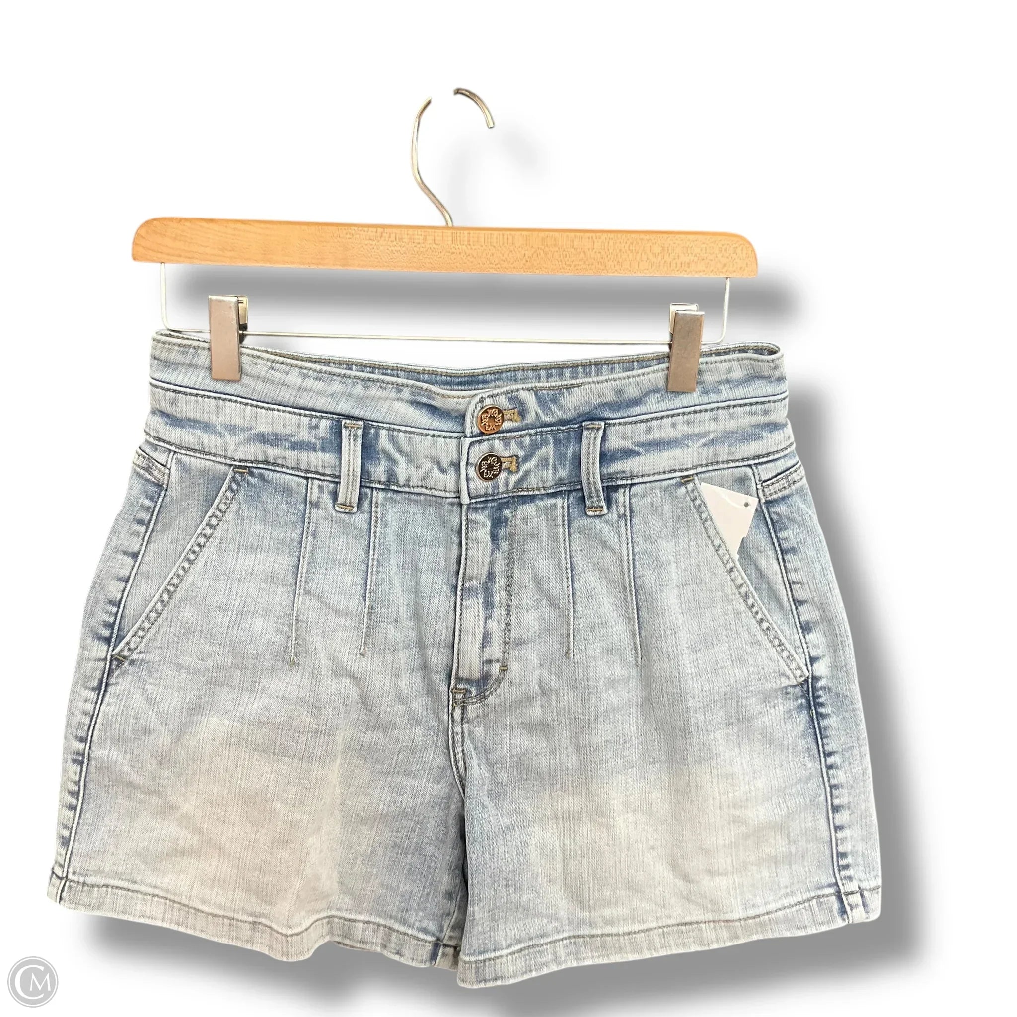 Men's Pants with Ripped and Distressed DetailsShorts By White House Black Market In Blue Denim, Size: 6