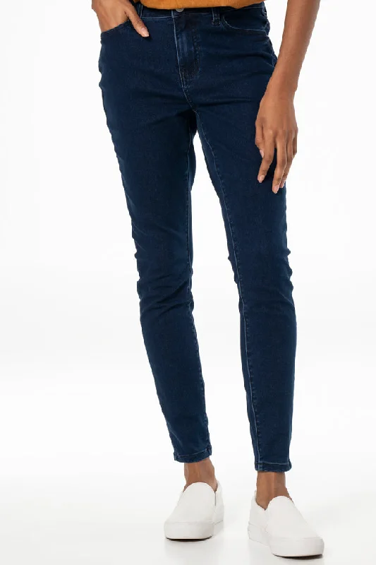 Men's Pants with Shallow PocketsRf01 Mid-Rise Skinny Jeans _ 140822 _ Dark Wash