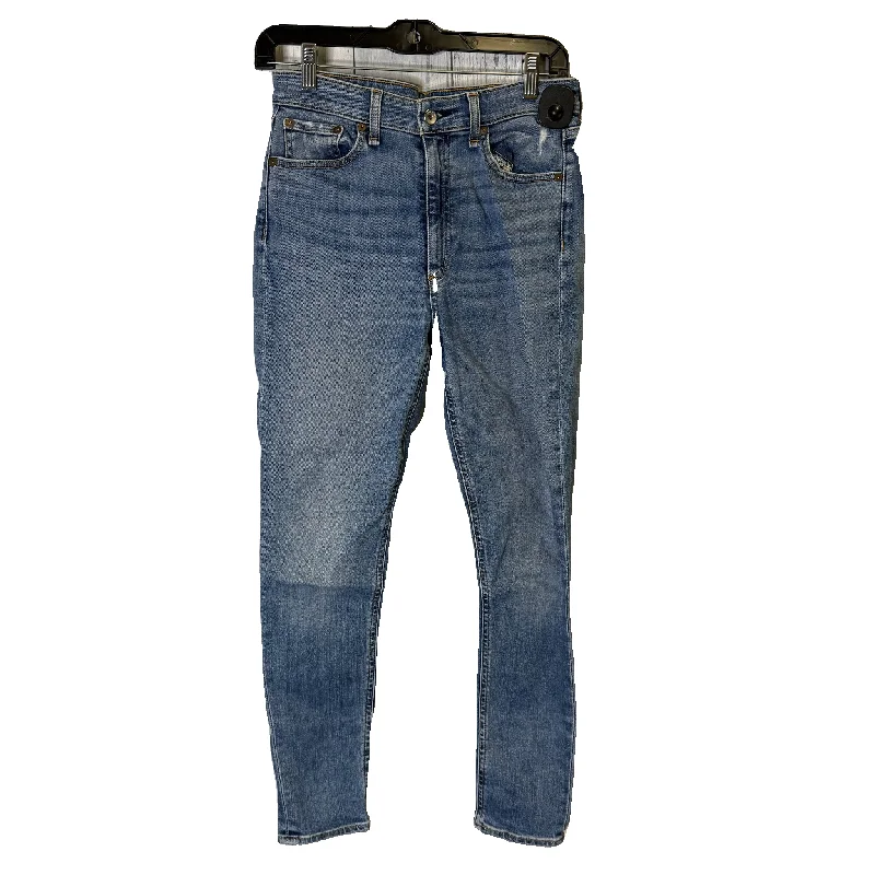 Fashionable Fedora HatsJeans Skinny By Rag & Bones Jeans In Blue Denim, Size: 4