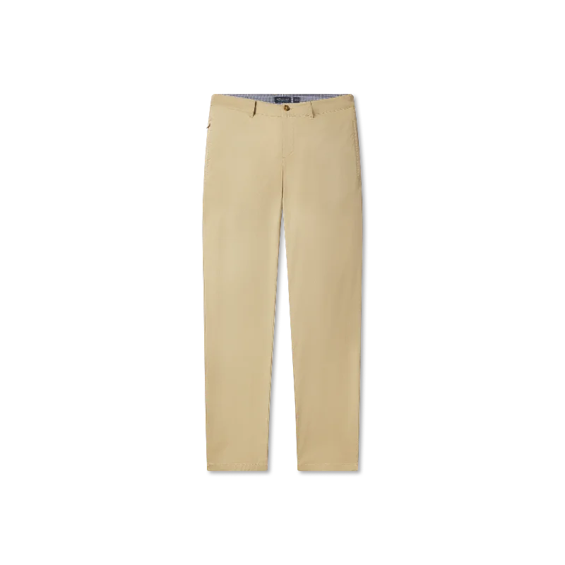 Men's Elastic-Waisted Pants for Easy MovementNantucket Performance Pant - Khaki