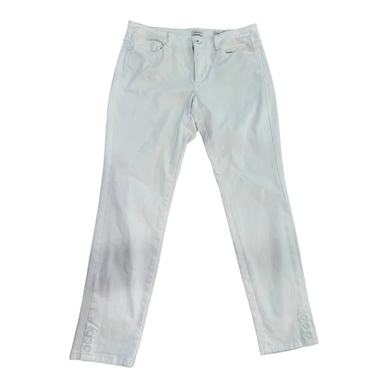 Female Straw HatsJeans Straight By J. Jill In White, Size: 8