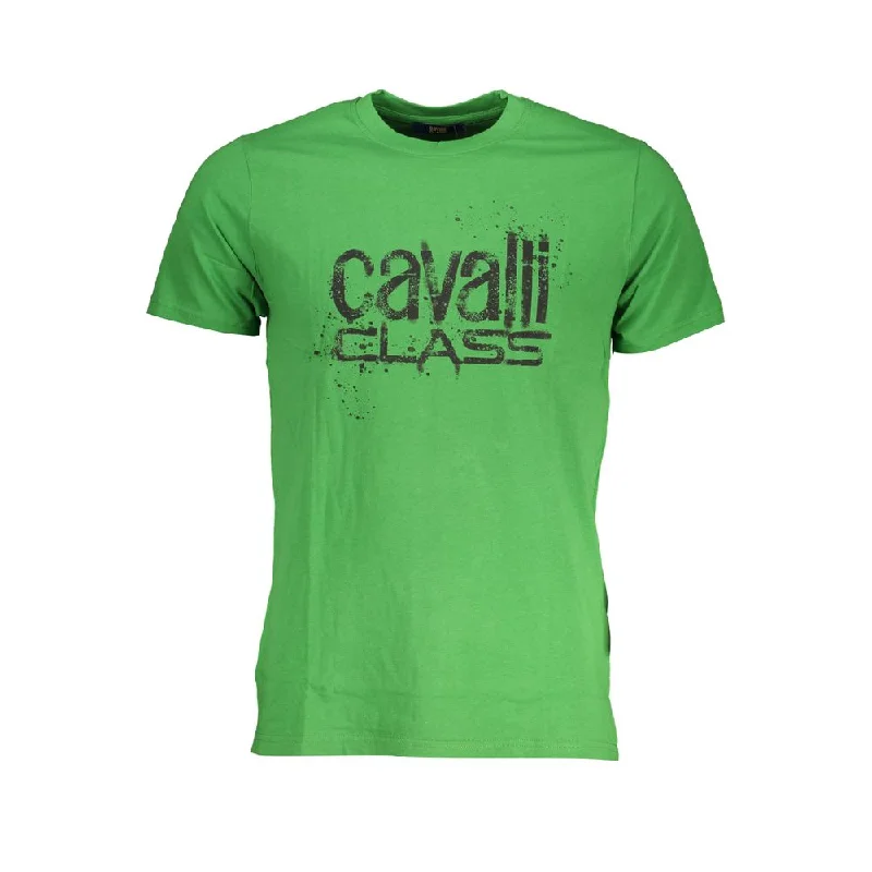 Men's Shirts with Animal PrintsCavalli Class  Cotton Men's T-Shirt