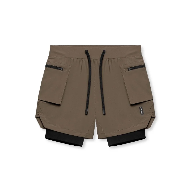 Men's Twill Pants for a Dressy Look0651. Tetra-Lite® 5" Liner Cargo Short - Deep Taupe