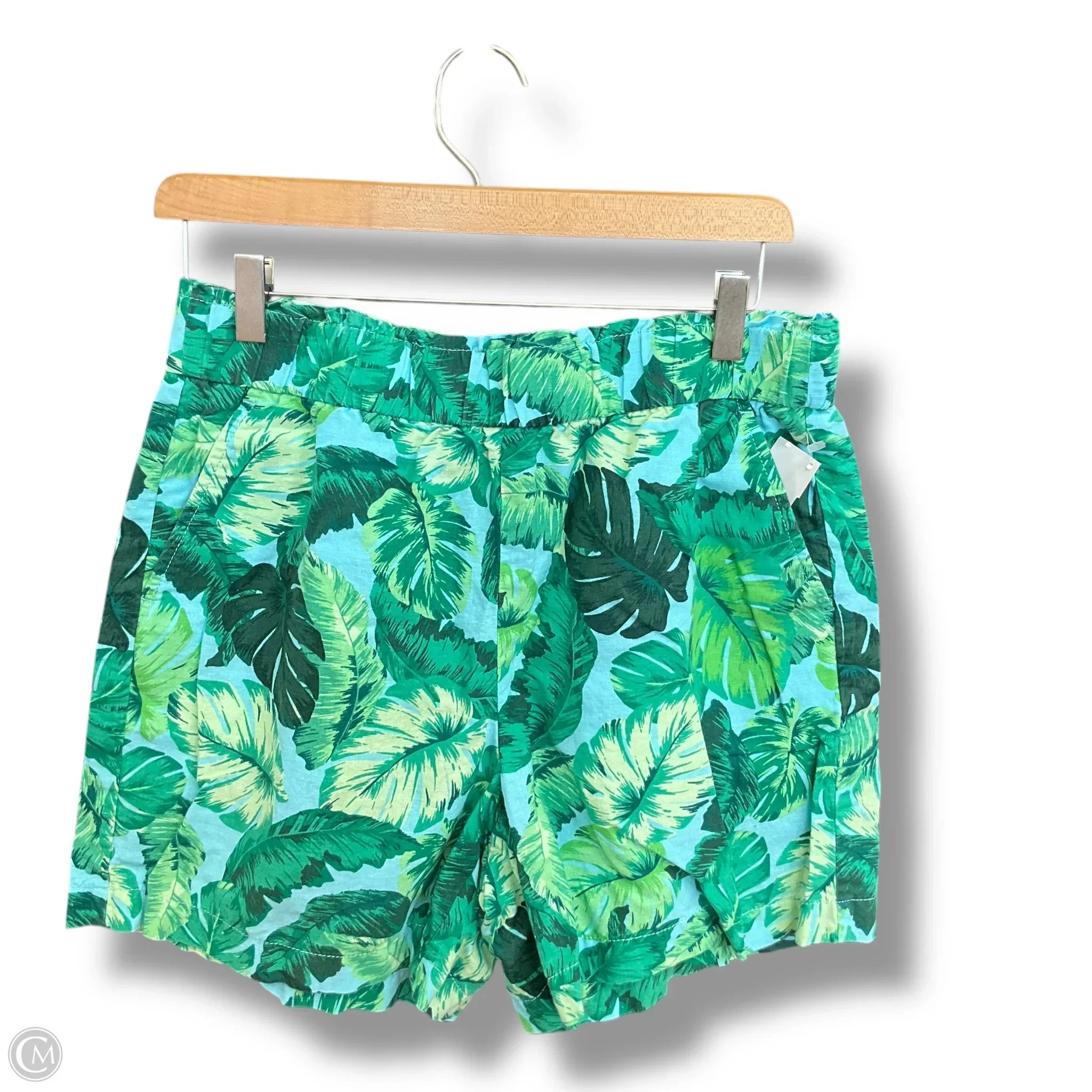 Men's Pants with Adjustable WaistbandsShorts By Talbots In Tropical Print, Size: M