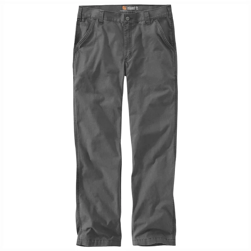 Men's Pants with Water-Resistant FabricCarhartt Men's Rugged Flex® Rigby Dungaree_Gravel