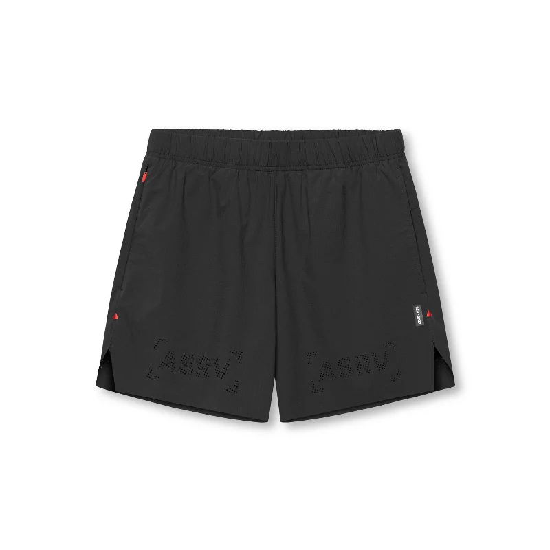 Men's Pants with Belt Loops0737. Ripstop 6" Perforated Short - Black