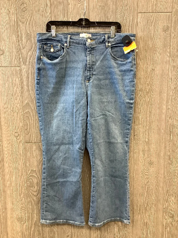 Casual Fedora Hats for MenJeans Cropped By Loft In Blue, Size: 16