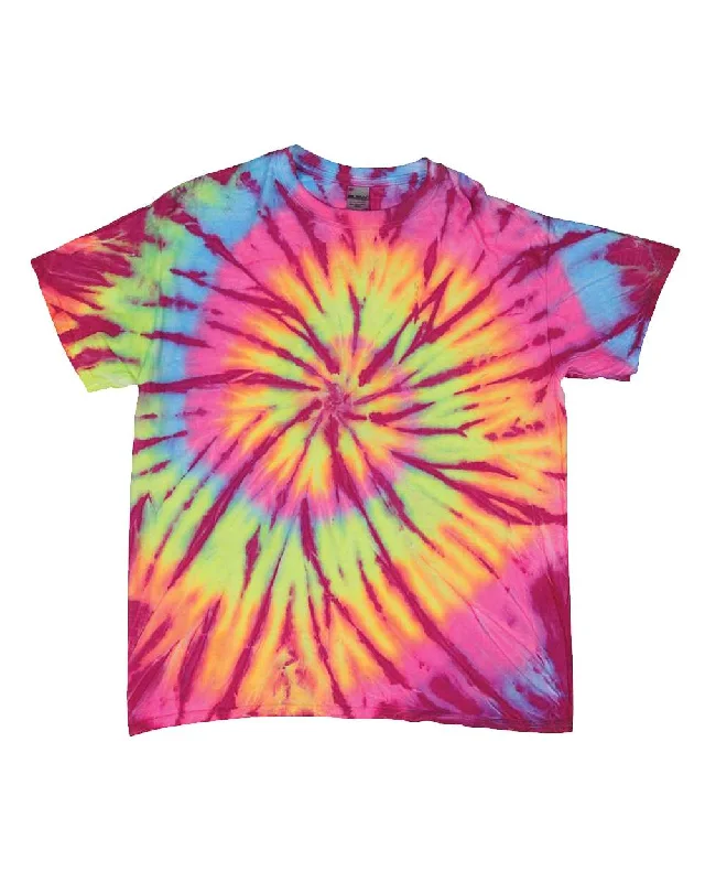 Stylish Men's HenleysNeon Rush Tie-Dyed T-Shirt