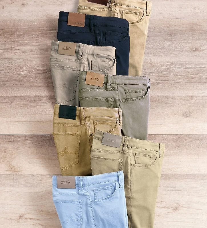 Warm Men's Fleece-Lined Pants34 Heritage Charisma Twill Jeans
