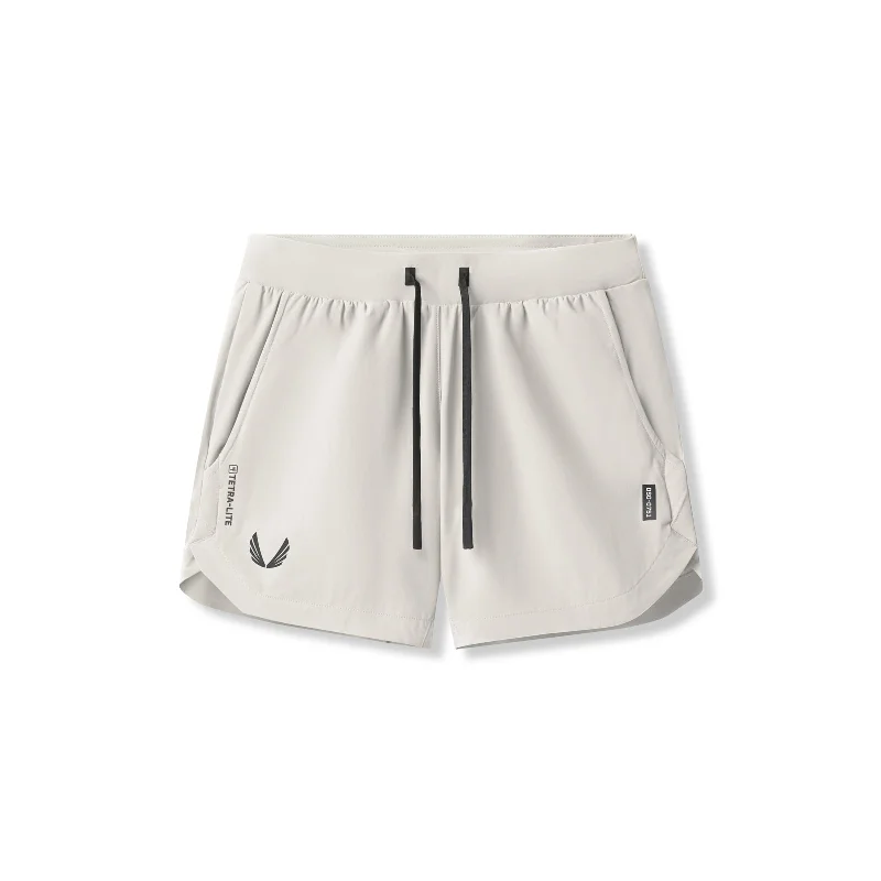 Men's Patterned Pants with Checks0751. Tetra-Lite® 5" Linerless Short - Stone "Wings"