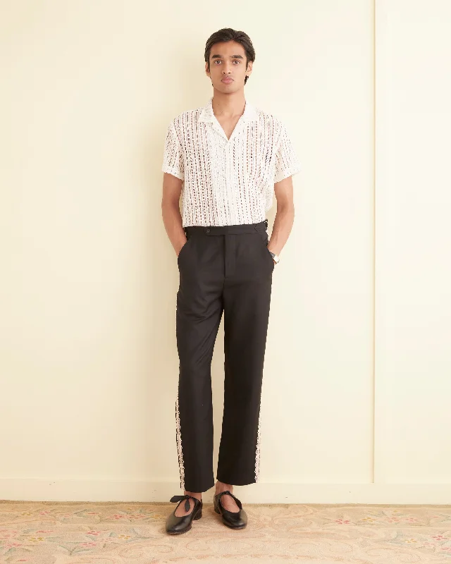 Men's Bootcut Jeans for a Flattering ShapeLacework Side Buckle Trousers