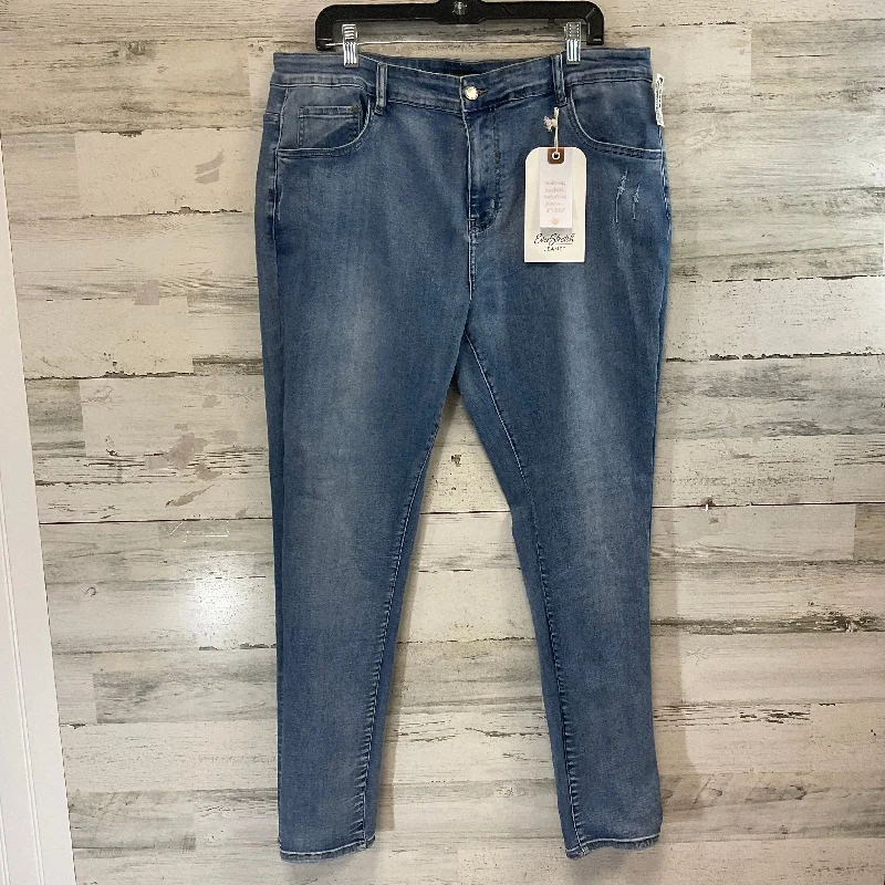 Durable Work HatsJeans Skinny By Coco And Carmen In Blue Denim, Size: Xxl