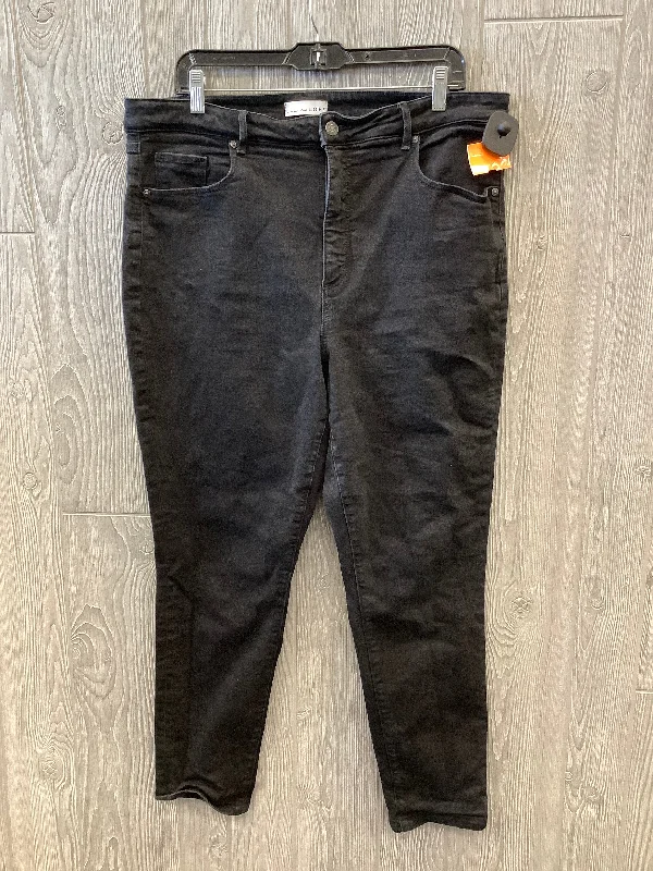 Affordable Winter HatsJeans Skinny By Loft In Black, Size: 16