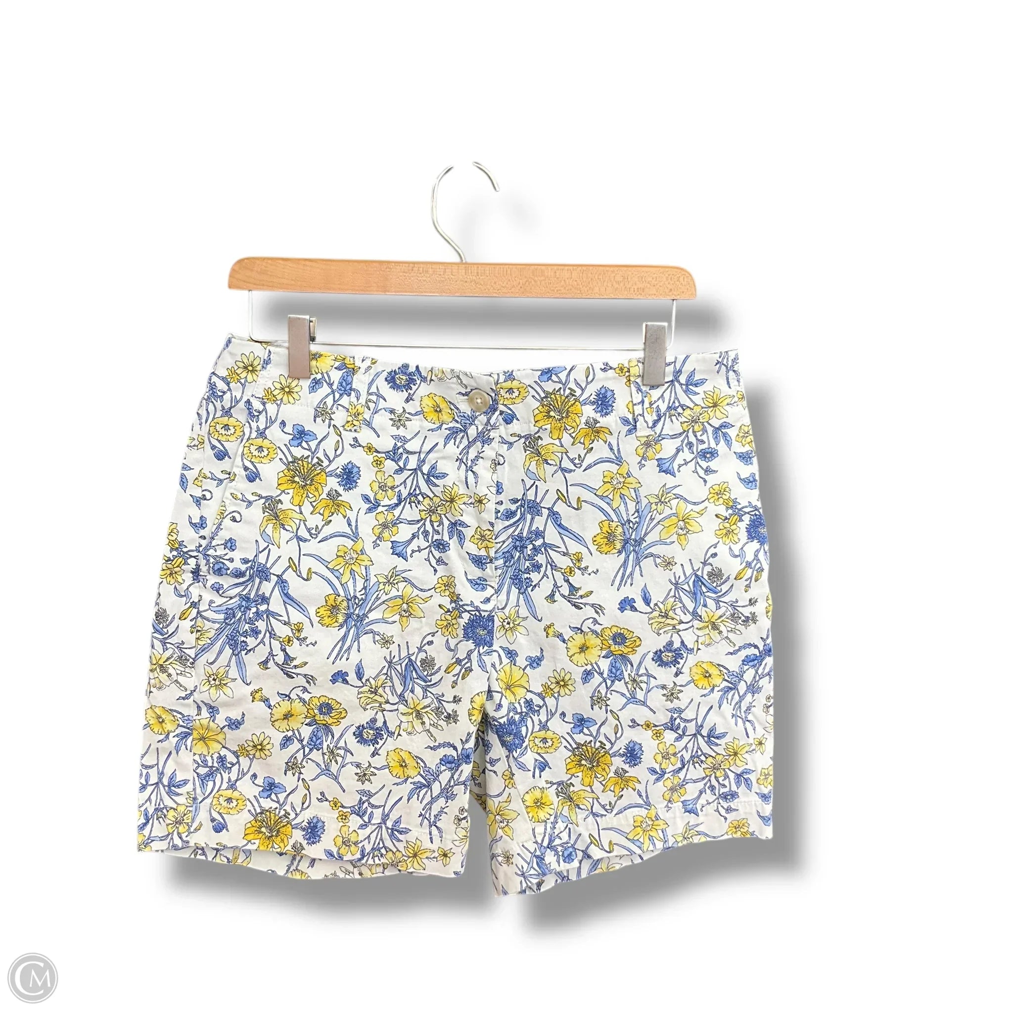 Men's Zippered Pants for SecurityShorts By Talbots In Floral Print, Size: 8