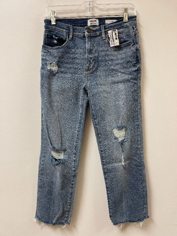 Modern Snapback CapsJeans Straight By Kensie In Blue Denim, Size: 6