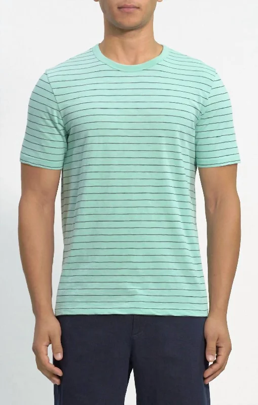 Men's Shirts with Pin CollarsEssential Tee In Celadon/baltic