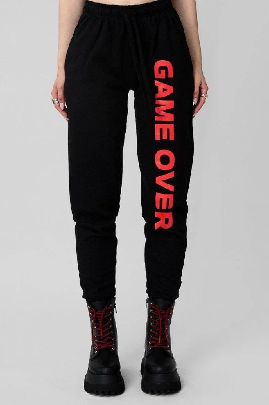 Men's Pants with Reflective Stripes for SafetyGame Over Joggers - Unisex