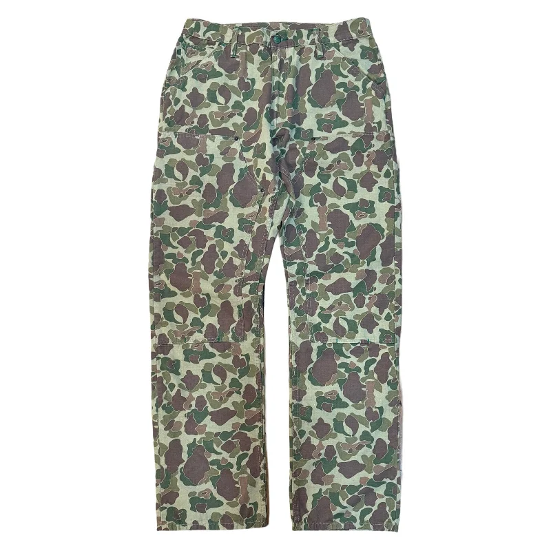 Durable Men's Work PantsCamouflage "Frog Skin" Japanese Fabric Double Knee Work Pant - Size up for a looser fit