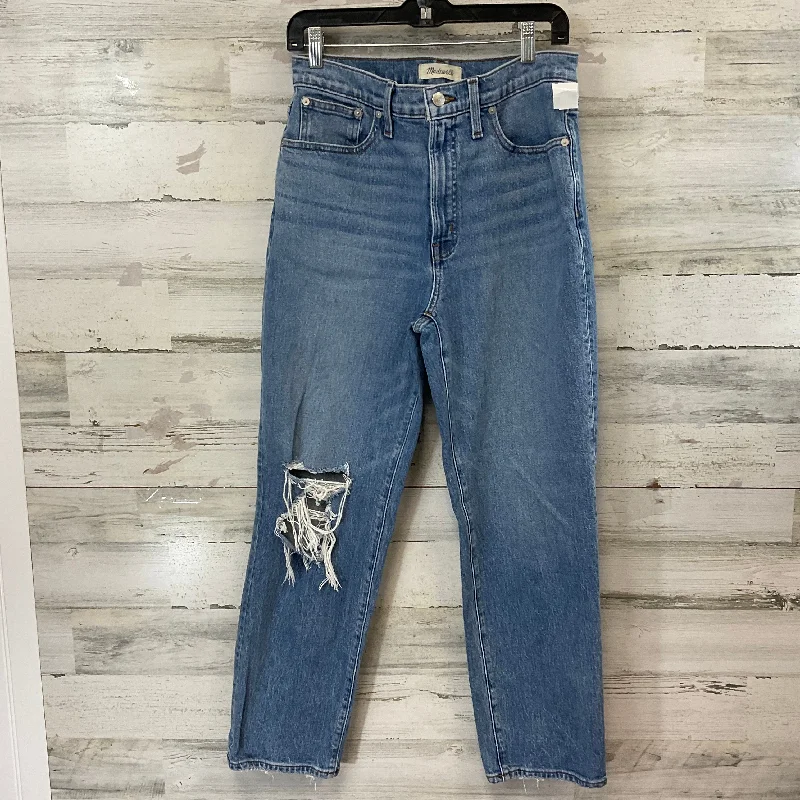 Relaxed Beanie HatsJeans Straight By Madewell In Blue Denim, Size: 8