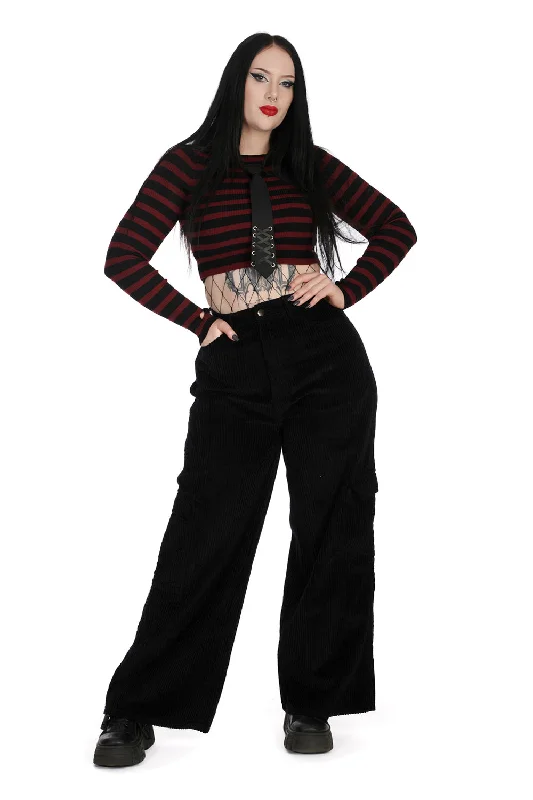 Men's Pants with Faux Leather PatchesFall At Your Feet Jeans