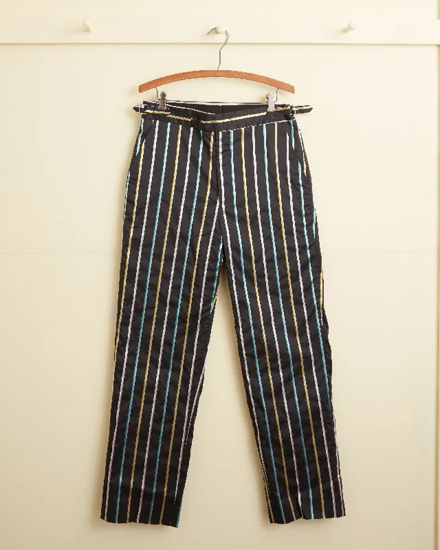 Men's Pants with Patchwork PatternsHollywood Ribbon Trousers