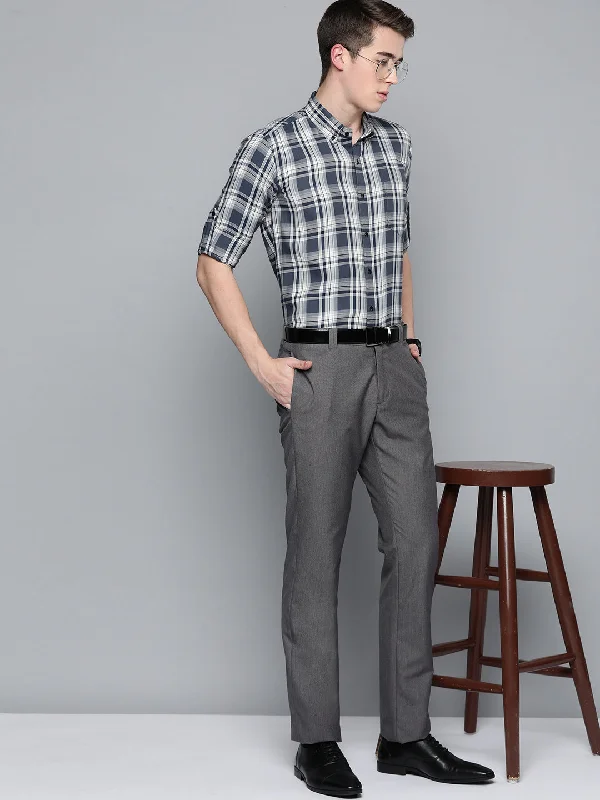 Men's Golf Shirts for On-Course StyleSmart Slim Fit Tartan Checks Formal Shirt