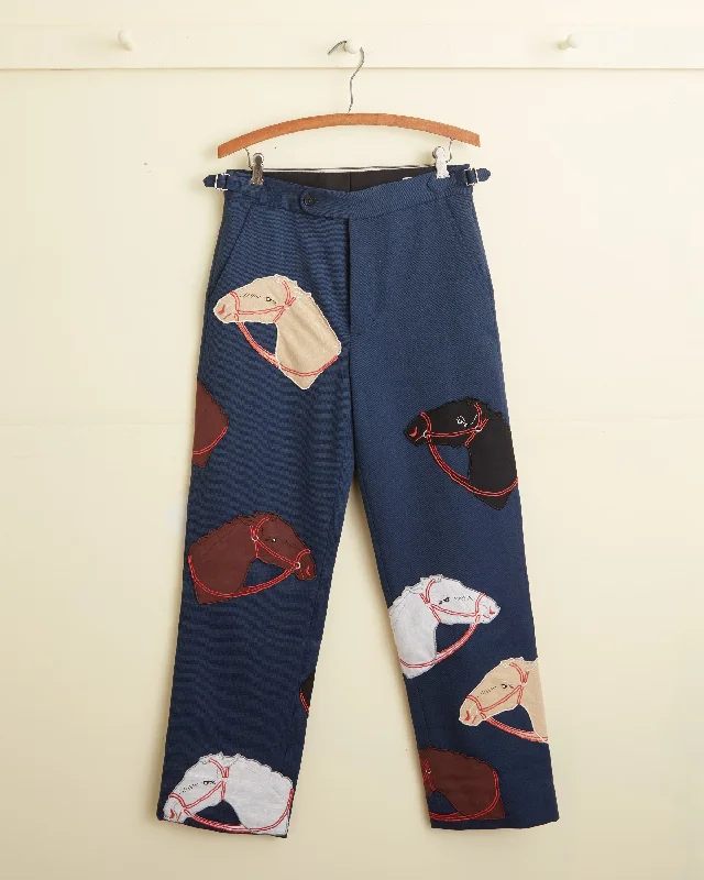 Men's Sports Pants for Active LifestylesPony Appliqué Trousers