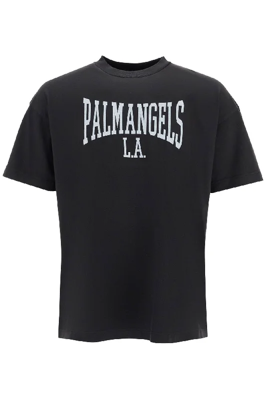 Men's Shirts with UV ProtectionPalm Angels Men's College Print T-Shirt