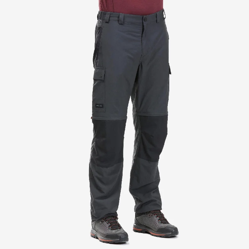 Men's Pants with UV ProtectionForclaz Men's MT100 2-in-1 Zip-Off Hiking Pants