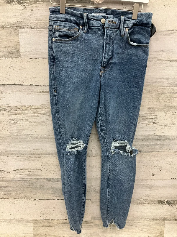 Classic Derby HatsJeans Skinny By Good American In Blue Denim, Size: 4
