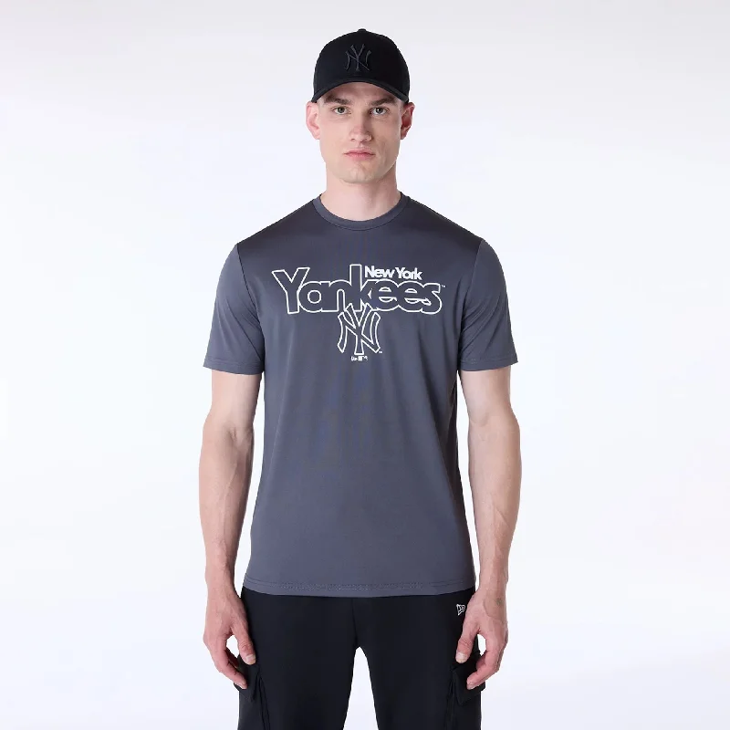 Men's Unique and Designer TopsNew York Yankees MLB Essentials Dark Grey T-Shirt