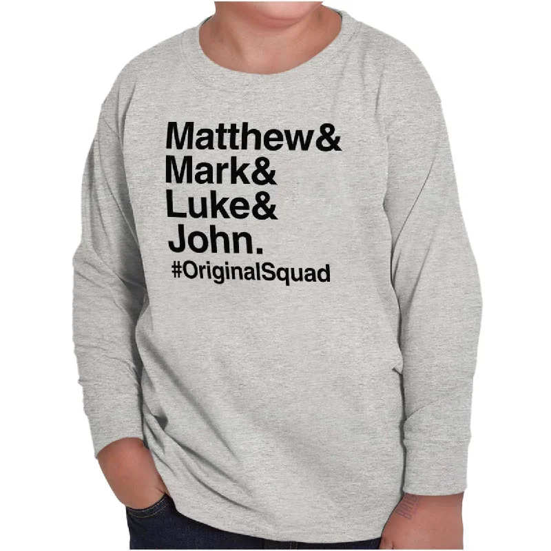 Men's Monochrome Shirts for a Minimalist VibeOriginal Saint Squad Youth Long Sleeve T Shirt